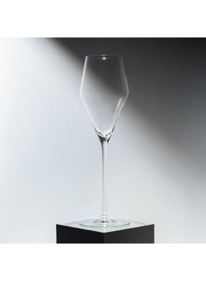 Set of 2 Ultra-Thin and Light Lead-Free Crystal Champagne Flutes, Hand-Blown Glass with Precision-Angled Curve, Perfect for Champagne, Prosecco, Sparkling Wine, Cava and Spumante - Image 3
